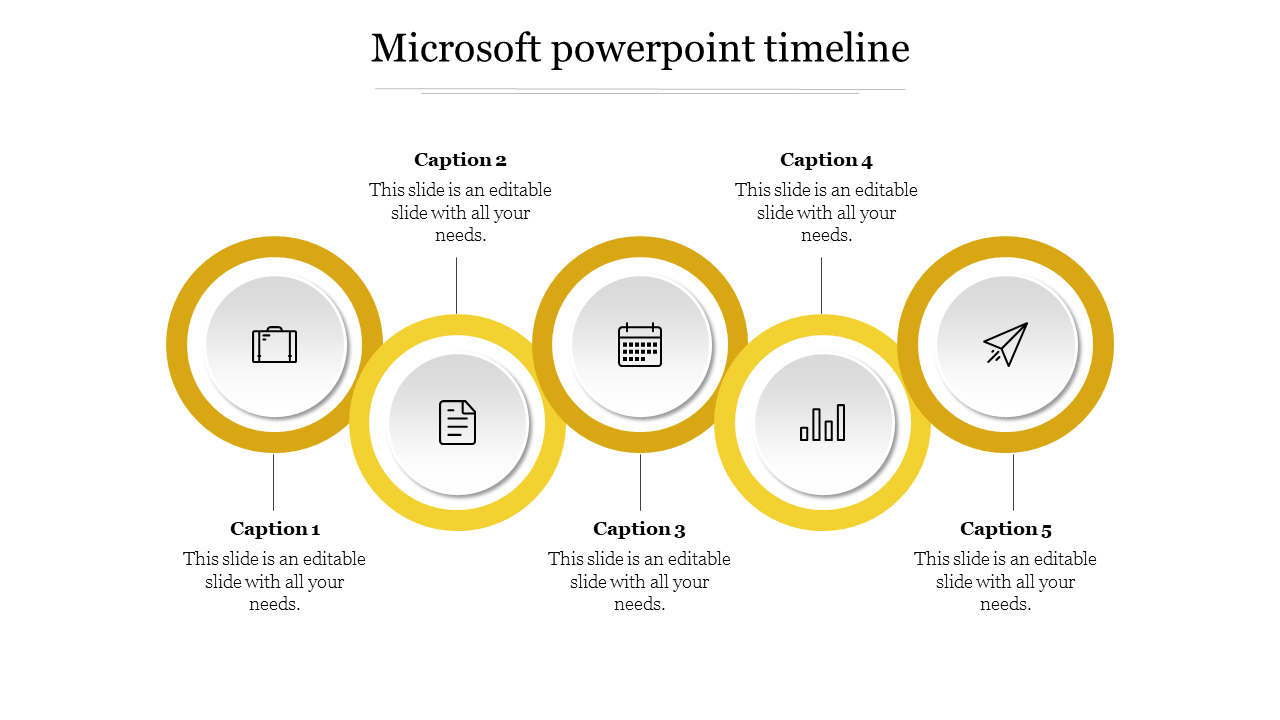 Free - Best Microsoft PowerPoint Timeline Add-In Template